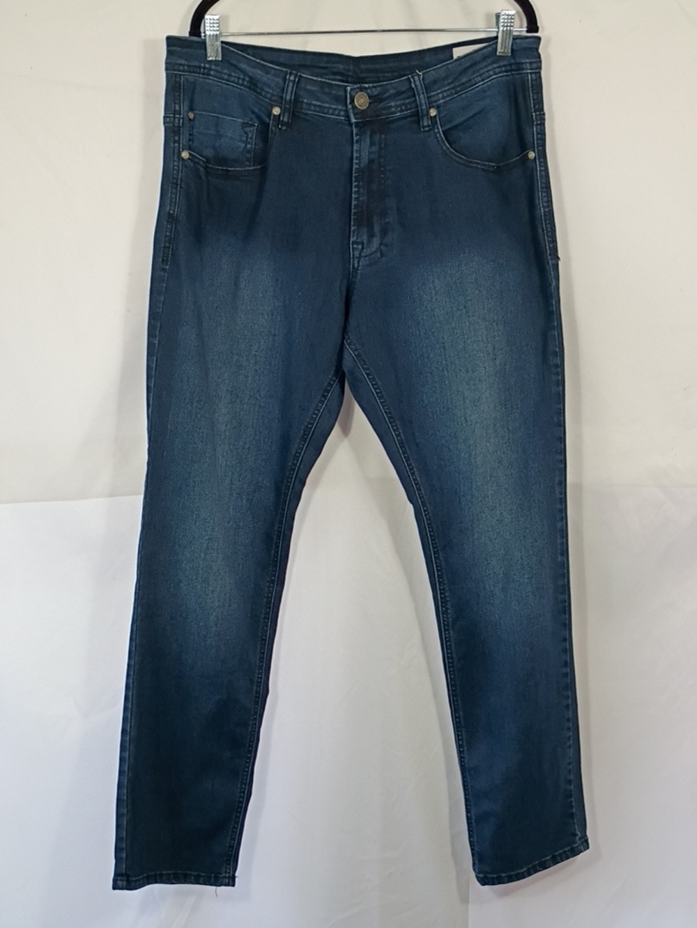 EUC Buffalo David Bitton Axel Slim Stretch  Dark Wash Mens Jeans Sz 36x32 Denim